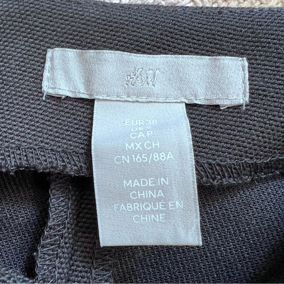 H&M Strapless Embellished Dress Sz S Small Black Fit Flare Cocktail HM H M - Picture 8 of 8